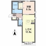 グランシャリオ小坂Ⅱの間取り画像