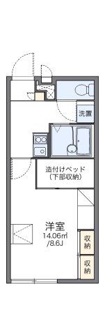 レオパレススプリング ヒルの間取り画像