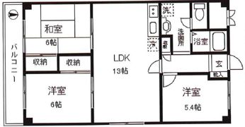 PLENDY北小金の間取り画像