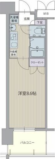 パルティール今池アネックスの間取り画像