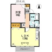 クレール安松の間取り画像