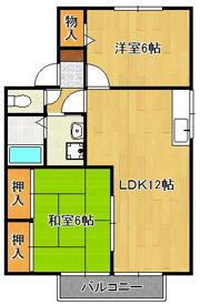 セゾンイチノセの間取り画像