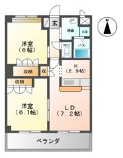 クレストヒルズの間取り画像