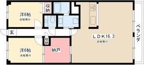 ビラ三秀山中の間取り画像