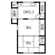 西尾文化(西棟)の間取り画像