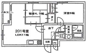 ゼファーⅡの間取り画像