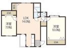 コーポ野村の間取り画像