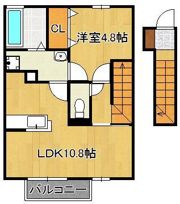 ローズハイツナナの間取り画像