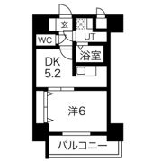 オクトレーベン新大阪Ⅱの間取り画像