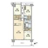 プラウドシティ武蔵野三鷹フロントコートAの間取り画像