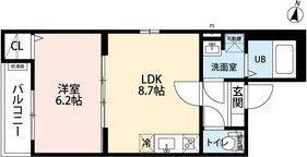 Beatus東別院の間取り画像