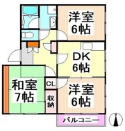 ブッシュクローバーの間取り画像