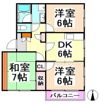 ブッシュクローバーの間取り画像
