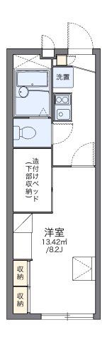 レオパレスMINEⅡの間取り画像