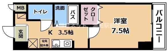 エスポワールの間取り画像