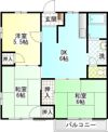 コーポ岡部B棟の間取り画像
