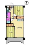 秀和ココペリの間取り画像