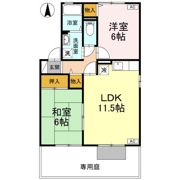 セジュール西余戸 B棟の間取り画像