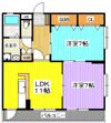 コートプレイス龍田Ⅱの間取り画像