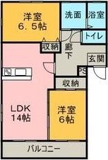 スピーリアAの間取り画像