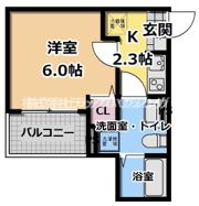 CRASTINE新森2丁目の間取り画像