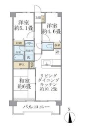 エマーレ保谷の間取り画像