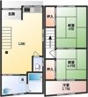 箕面市西小路4丁目テラスハウスの間取り画像