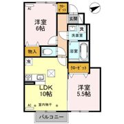 プレシャス藤岡 Bの間取り画像