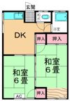 宇佐美アパートの間取り画像