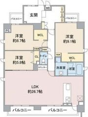 RAXA覚王山の間取り画像