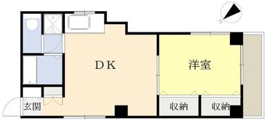 梁山下町ビルの間取り画像