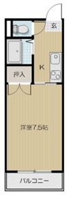 ピース・クラージュBの間取り画像