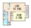 ウエストアップネオメゾンの間取り画像