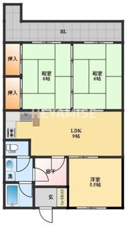 アールグレイマンション岩屋の間取り画像