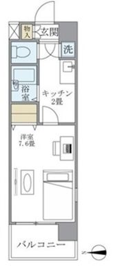 イーストコート芝の間取り画像
