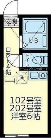 ユナイト追浜ストラスブールの間取り画像