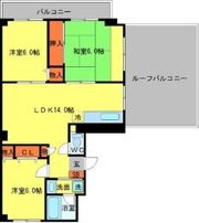 新千里ハイツこうじの間取り画像
