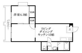 カサグランデ市坪の間取り画像