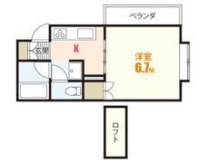 ウエスト長束の間取り画像