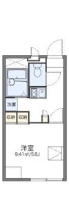 レオパレスエルパセオⅢの間取り画像
