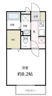 フェルミール片倉Ⅱの間取り画像