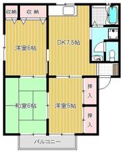 グリーンシャルマン D棟の間取り画像