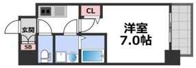 MJC都島レガーレの間取り画像