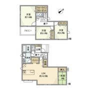 中清戸戸建の間取り画像