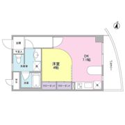 ボヌール都立大学壱番館の間取り画像