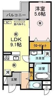 テラコート北野坂の間取り画像