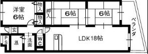 ヴィルヌーブエストの間取り画像