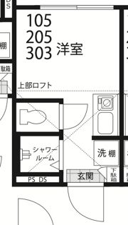 One CUBE 夏目坂の間取り画像