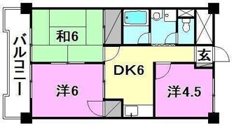 第81杉フラットの間取り画像