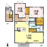 グランツ松島Eの間取り画像